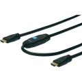 HDMI priključni kabel Digitus [1x HDMI-utikač<=> 1x HDMI-utikač] 10m, crn, AK-33 slika