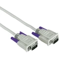 VGA-kabel Hama [1x VGA-utikač <=> 1x VGA-utikač] 3m, bijel, 42087 slika