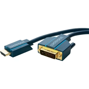 Priključni kabel DVI / HDMI clicktronic [1x DVI utikač 24+1pol. <=> 1x HDMI utik slika
