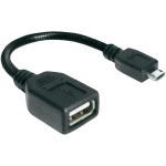 USB 2.0 priključni kabel [1x USB 2.0 utikač Micro-B - 1x USB 2.0 utikač A] 0.15