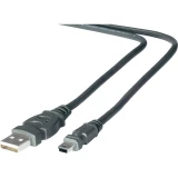 USB 2.0 priključni kabel [1x USB 2.0 utikač A - 1x USB 2.0 utikač Mini-B] 2 m Be