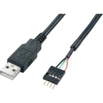 USB 2.0 priključni kabel [1x USB 2.0 utikač A - 1x USB 2.0 utikač unutarnji 4pol