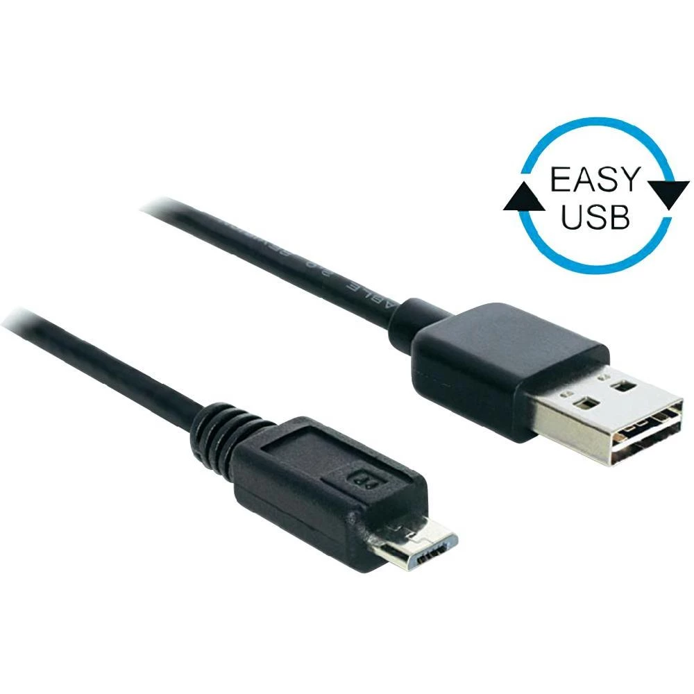 USB 2.0 priključni kabel [1x USB 2.0 utikač A - 1x USB 2.0 utikač Micro-B] 3 m c slika
