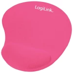 Podloga za miša s podlogom za ruku LogiLink ID0027P ergonomska ružičasta