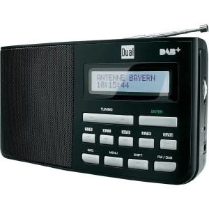 DAB+ radio DAB 5.1 Dual, putni radio crna slika