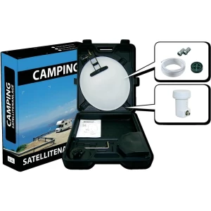 MegaSat SAT sustav za kampiranje u koferu bez prijamnika, s promjerom 35 cm slika