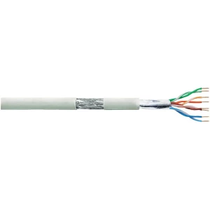 CCA instalacijski kabel CAT 5e SF/UTP LogiLink 4 x 2 x AWG 24/1 siva 100 m slika