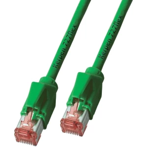 RJ45 mrežni kabel CAT 6 S/FTP [1x RJ45 utikač - 1x RJ45 utikač] 3 m zeleni nezap slika