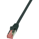 RJ45 mrežni kabel CAT 6 S/FTP [1x RJ45 utikač - 1x RJ45 utikač] 0.50 m crni neza