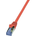 RJ45 mrežni kabel CAT 6A S/FTP [1x RJ45 utikač - 1x RJ45 utikač] 0.50 m crveni n