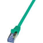 RJ45 mrežni kabel CAT 6A S/FTP [1x RJ45 utikač - 1x RJ45 utikač] 0.50 m zeleni n