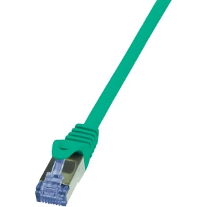 RJ45 mrežni kabel CAT 6A S/FTP [1x RJ45 utikač - 1x RJ45 utikač] 0.50 m zeleni n slika