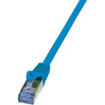 RJ45 mrežni kabel CAT 6A S/FTP [1x RJ45 utikač - 1x RJ45 utikač] 0.50 m plavi ne