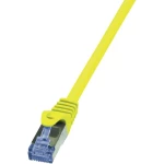 RJ45 mrežni kabel CAT 6A S/FTP [1x RJ45 utikač - 1x RJ45 utikač] 0.50 m žuti nez