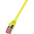 RJ45 mrežni kabel CAT 6A S/FTP [1x RJ45 utikač - 1x RJ45 utikač] 5 m žuti nezapa slika