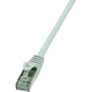 RJ45 mrežni kabel CAT 6 F/UTP [1x RJ45 utikač - 1x RJ45 utikač] 2 m sivi zaštiće slika