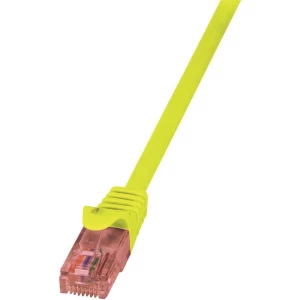 RJ45 mrežni kabel CAT 6 U/UTP [1x RJ45 utikač - 1x RJ45 utikač] 0.50 m žuti neza slika