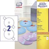 Avery Zweckform naljepnice za CD-e L7676-100, velike, 200 naljepnica, tinta, las