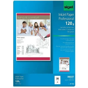 Inkjet papir Sigel Professional IP182, 120g/m2, mat, 50 listova slika