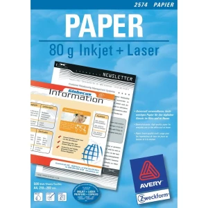 Avery-Zweckform univerzalni papir za pisače PAPER tinta + laser 2574 DIN A4 80 g slika