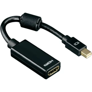 DisplayPort/HDMI adapter Hama [1x Mini-DisplayPort-utikač <=> 1x HDMI-utičnica] slika