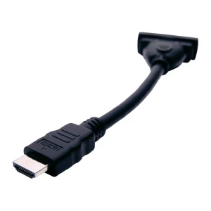 HDMI/DVI adapter Club3D [1x HDMI-utikač <=> 1x DVI-utičnica 24+5pol.] 0.16m, crn slika