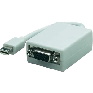 VGA/DisplayPort adapter [1x Mini-DisplayPort-utikač <=> 1x VGA-utičnica] bijel slika