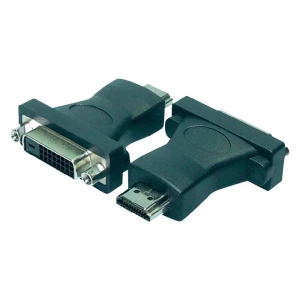 DVI/HDMI adapter LogiLink [1x DVI-utičnica 24+1pol. <=> 1x HDMI-utikač] crn slika