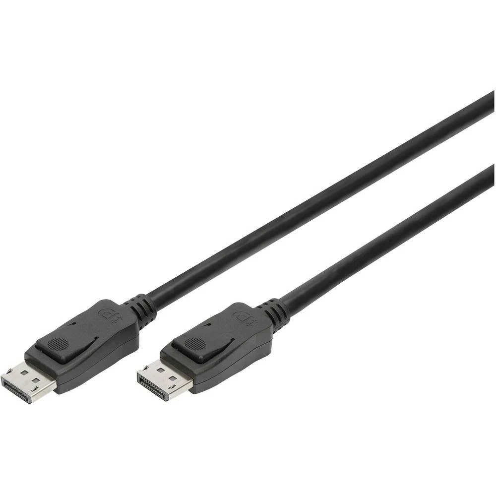 Digitus DisplayPort priključni kabel DisplayPort utikač 1.00 m crna AK-340106-010-S  DisplayPort kabel slika