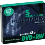 DVD+RW prazni Platinum 100161 4.7 GB 5 kom. tanka kutija RW, premaz protiv ogreb