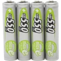 Mikro (AAA) NiMh baterija maxE HR03 Ansmann 550 mAh 1.2 V 4 komada slika