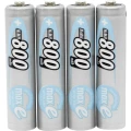 Mikro (AAA) NiMh baterija maxE HR03 Ansmann 800 mAh 1.2 V 4 komada slika