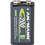 Blok baterija maxE 6LR61 Ansmann NiMH 9 V, 200 mAh 8.4 V 1 komad