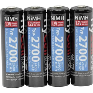 Mignon (AA) NiMh baterija HR06 HyCell 2700 mAh 1.2 V 4 komada slika