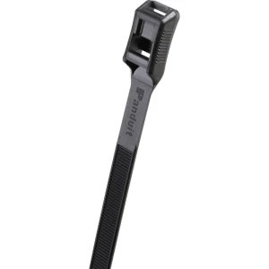 Vezica za kablove Hyper-V (D x Š) 265 mm x 8.9 mm HV965-C0 boja: crna (UV otporn slika