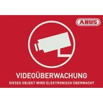 Naljepnica upozorenja Video nadzor ABUS sa ABUS Logo 74 x 52,5 mm AU1421