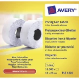 Etikete za cijene za ručni aparat Avery-Zweckform PLR1226 26 x 16 mm odljepive 1