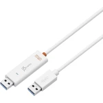 Preklopni/podatkovni link kabel Wormhole j5create USB 3.0 bijela 1,5 m