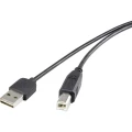 Priključni kabel Renkforce USB 2.0 A/B 1,8 m sa prekretnim utikačem - pogrešno p slika