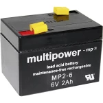 Olovni akumulator 6 V 2 Ah multipower MP2-6 A9620 olovo (AGM) (Š x V x DB) 75 x