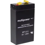 Olovni akumulator 3.8 Ah multipower MP3,8-6 A96325 olovo (AGM) (Š x V x DB) 66 x