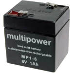 Olovni akumulator 1 Ah multipower MP1-6 MP1-6 olovo (AGM) (Š x V x DB) 51 x 55 x