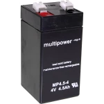 Olovni akumulator 4.5 Ah multipower MP4,5-4 A960445 olovo (AGM) (Š x V x DB) 48