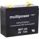 Olovni akumulator 7 Ah multipower MP7-6S 300402 olovo (AGM) (Š x V x DB) 116 x 9