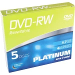 DVD-RW Platinum 4.7 GB 102570 tanke kutije RW 5 komada