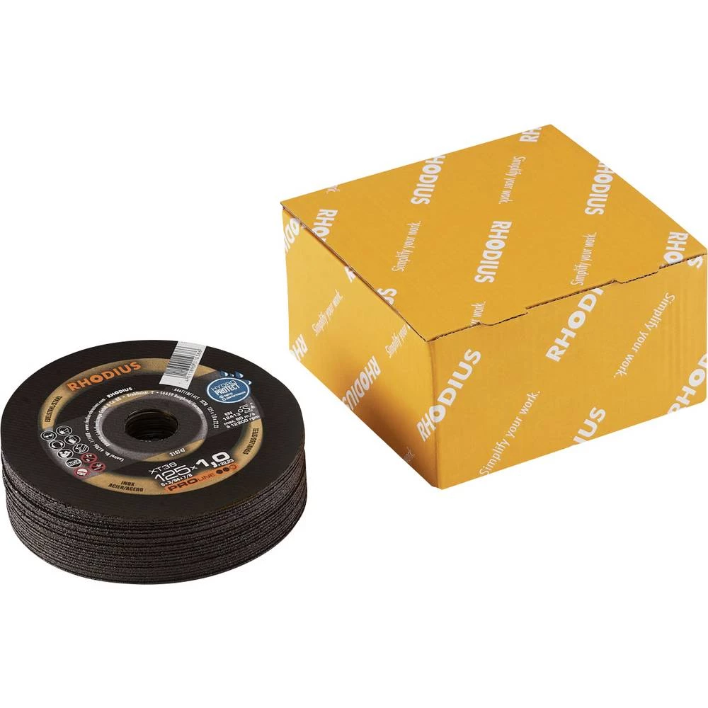 Rhodius 211575 set reznih ploča 125 mm 25 St. nehrđajući čelik, čelik slika