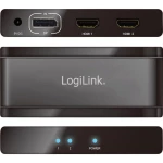 2-portni DisplayPort razdjelnik LogiLink 3840 x 2160 piksela, crna
