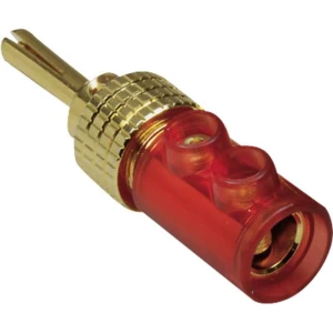 Banana utikač, ravan, promjer zatika: 4 mm crveni BKL Electronic 0106006 1 kom. slika