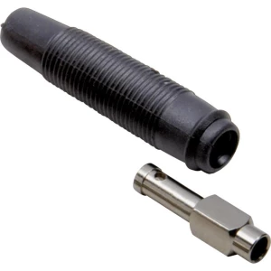 Laboratorijska utičnica za spajanje, ravna, promjer zatika: 4 mm crna BKL Electronic 072214 1 kom. slika