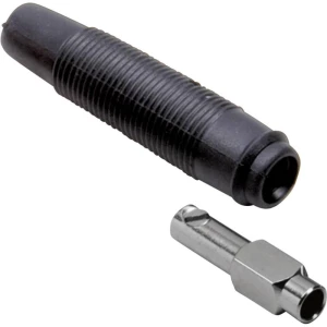 Laboratorijska utičnica za spajanje, ravna, promjer zatika: 4 mm crna BKL Electronic 072234 1 kom. slika